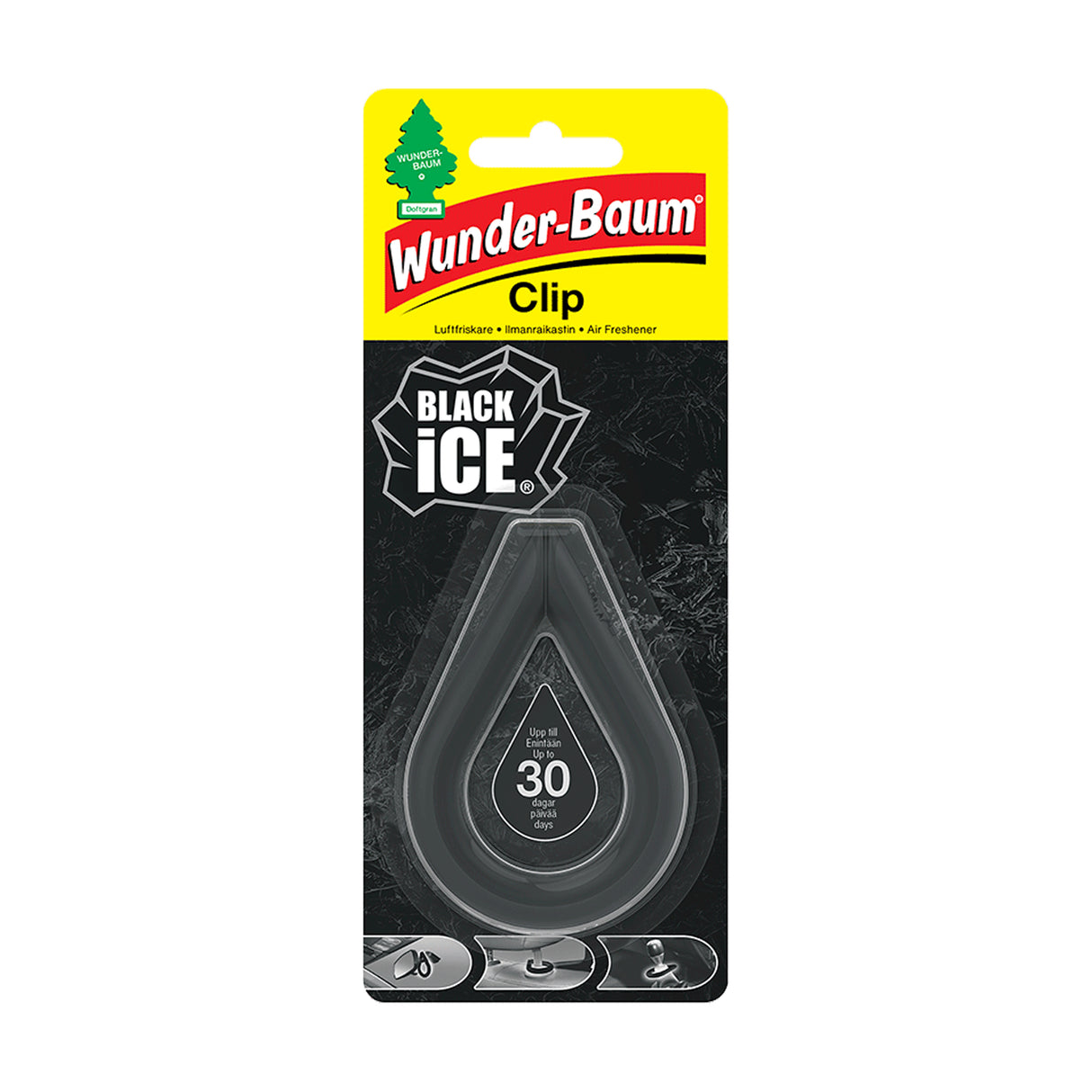 WUNDER-BAUM CLIP BLACK ICE