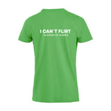 I Can`t Flirt - t-skjorte