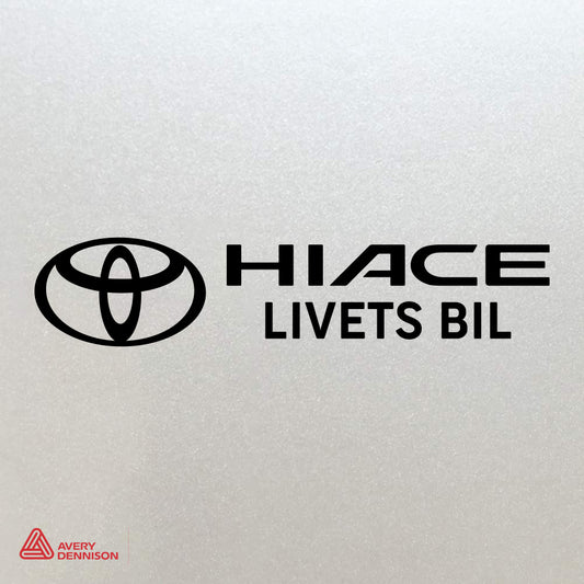 Hiace Livets Bil - Sticker