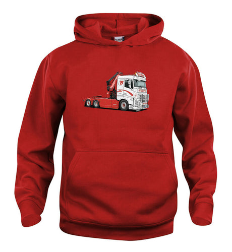 Bøstrand Kranbil - JUNIOR hettegenser