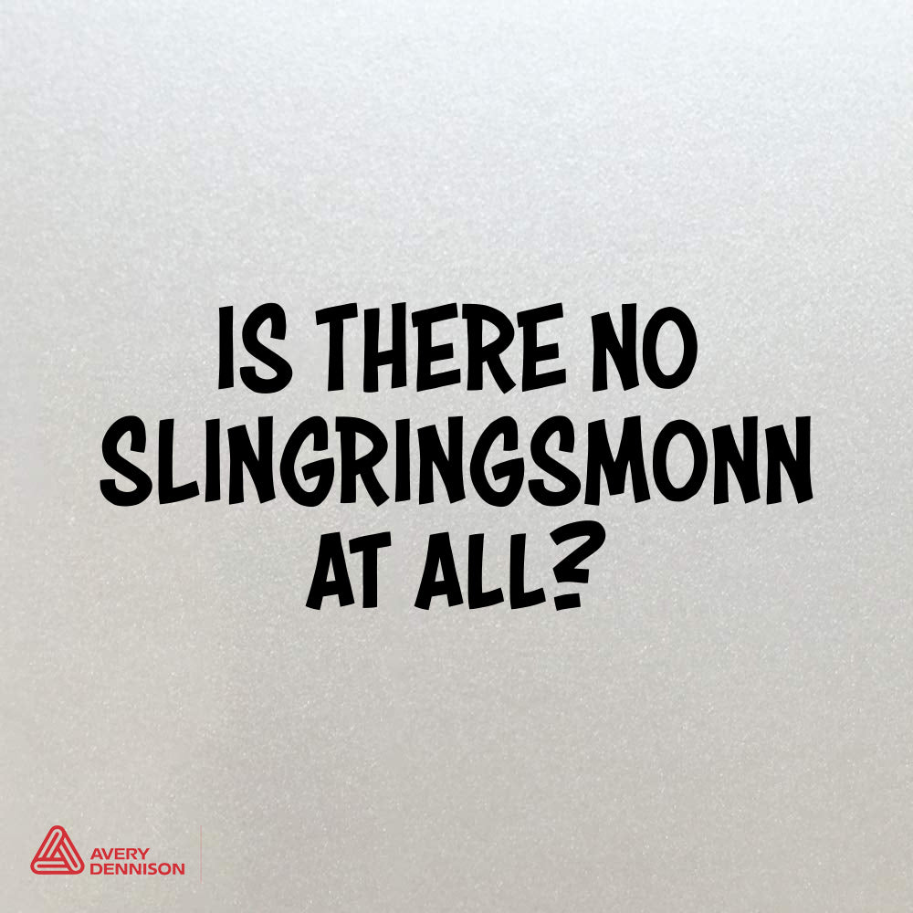 Slingringsmonn - Sticker