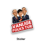 Vanlige Folks Tur – Sticker