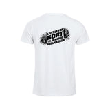 Hjulmaskin T-skjorte – Hvit – bak