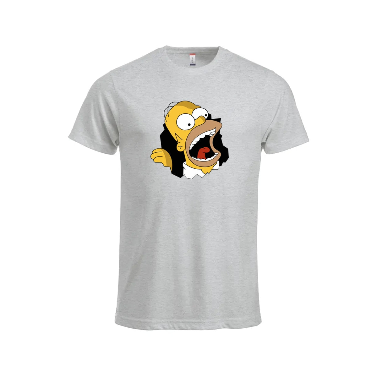 Homer T-skjorte – Aske – foran