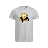 Homer T-skjorte – Aske – foran