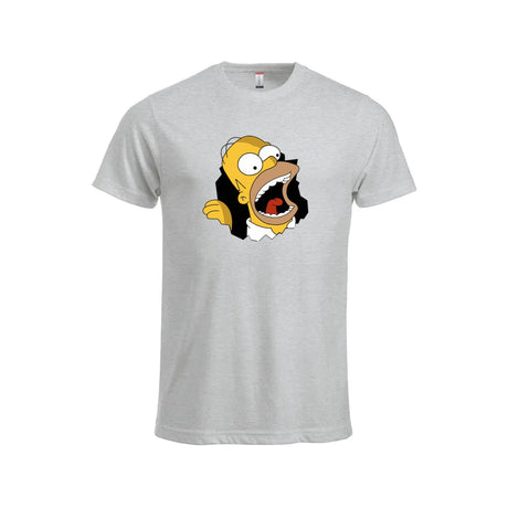 Homer T-skjorte – Aske – foran