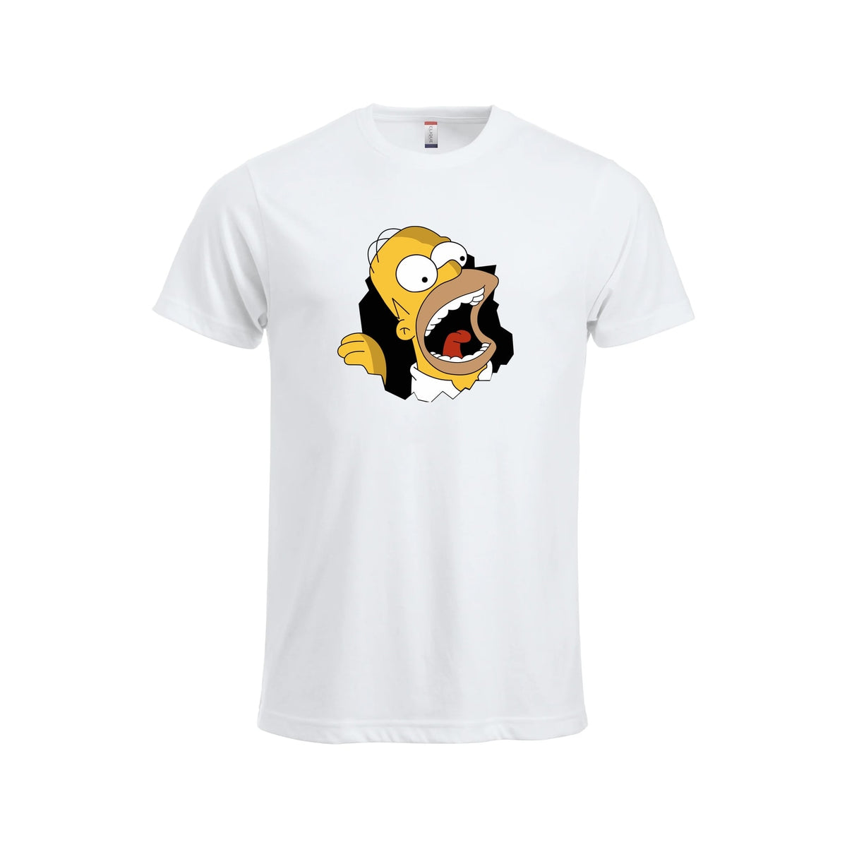 Homer T-skjorte – Hvit – foran