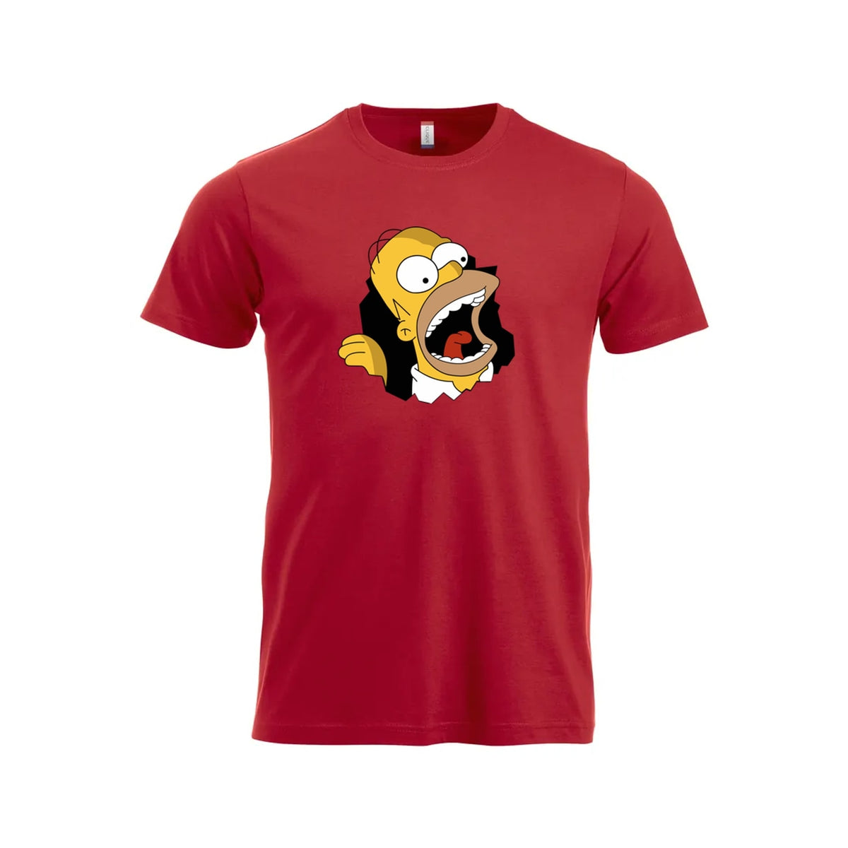 Homer T-skjorte – Rød – foran