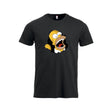 Homer T-skjorte – Sort – foran