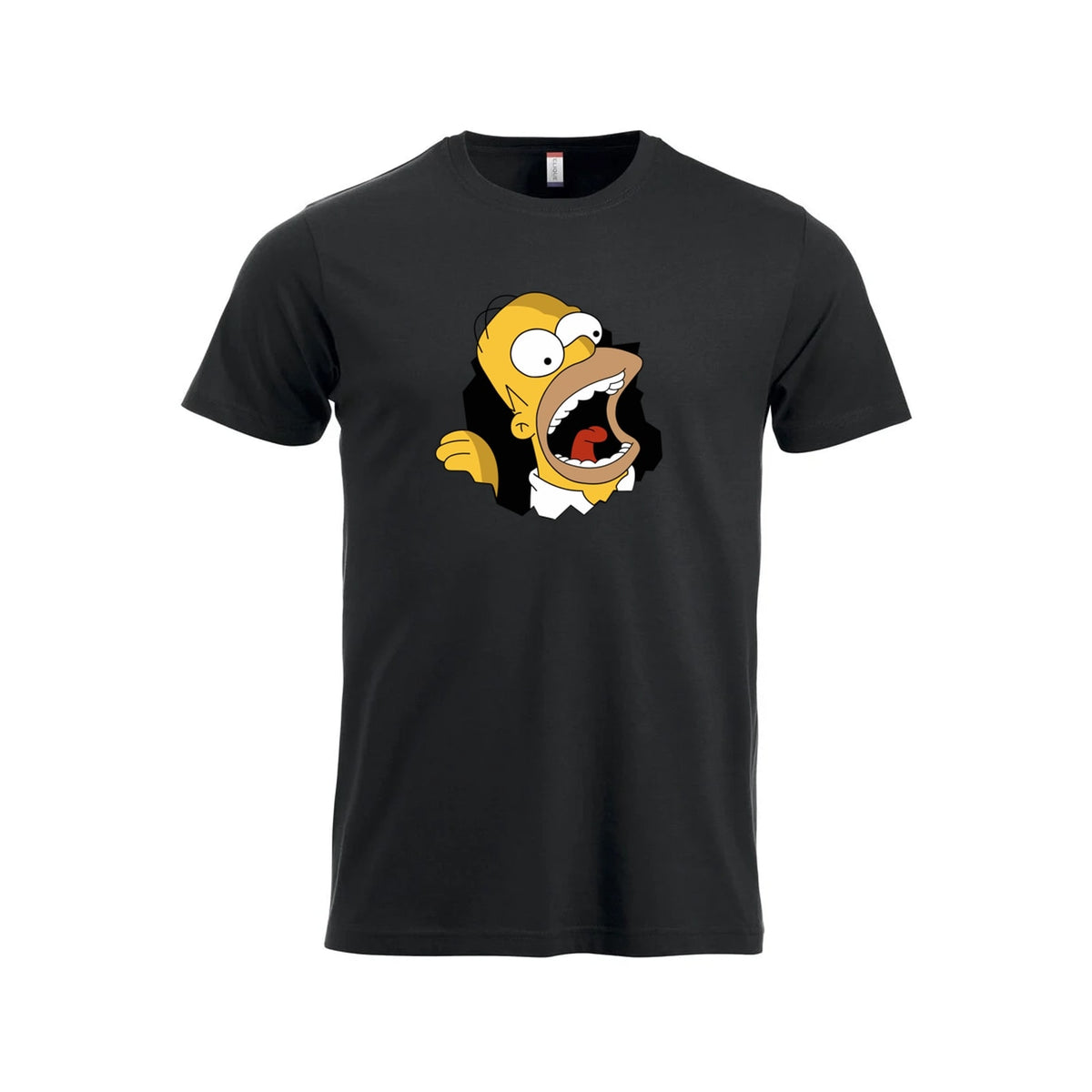 Homer T-skjorte – Sort – foran