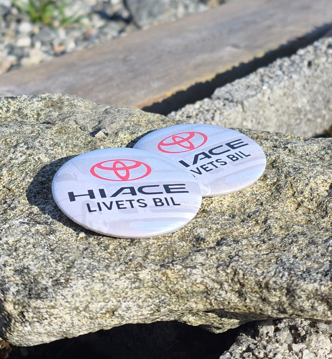 Hiace Livets Bil - Button