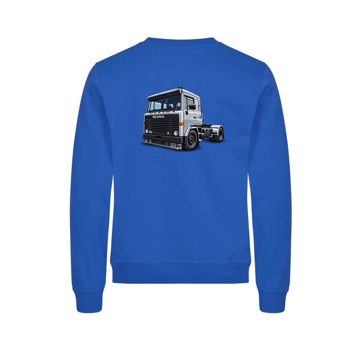 141 V8 Genser – Blå – bak