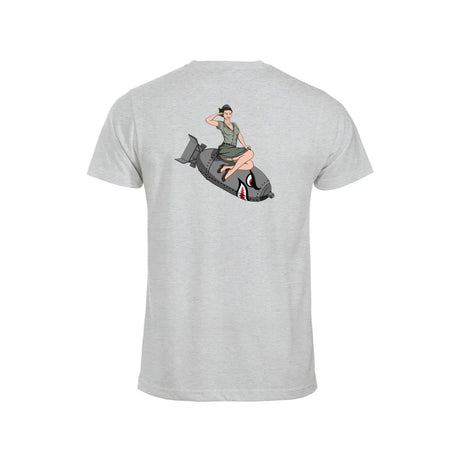 BomberChick T-skjorte – Aske – bak
