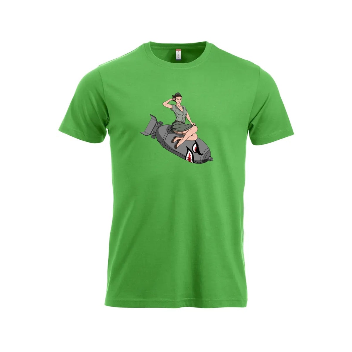 BomberChick T-skjorte – Grønn – foran