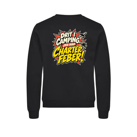 Charterfeber Genser – Sort – bak