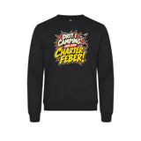 Charterfeber Genser – Sort – foran