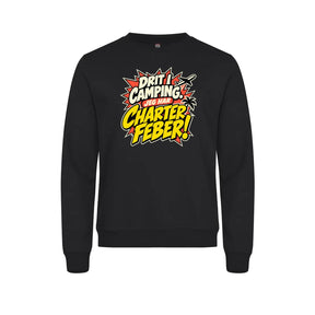Charterfeber Genser – Sort – foran