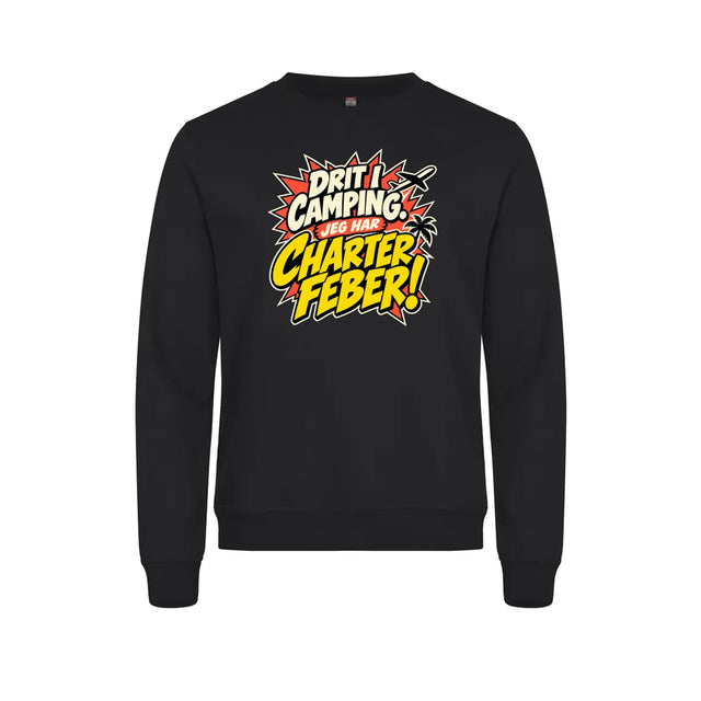 Charterfeber Genser – Sort – foran