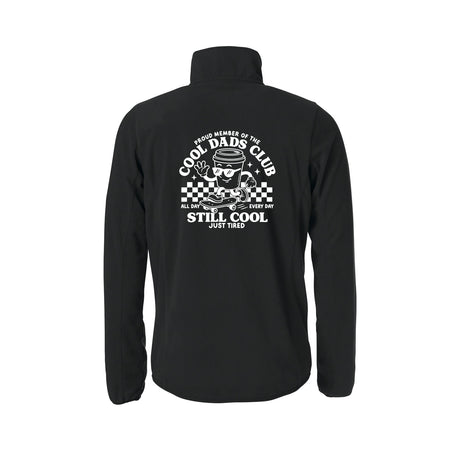 Cool Dads Club Fleecejakke – Sort – bak