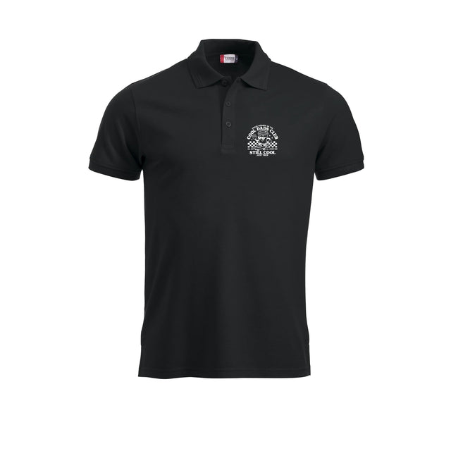 Cool Dads Club Piquetskjorte – Sort – foran