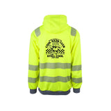 Cool Dads Club Reflekshoodie – Safety Gul – bak