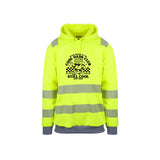 Cool Dads Club Reflekshoodie – Safety Gul – foran