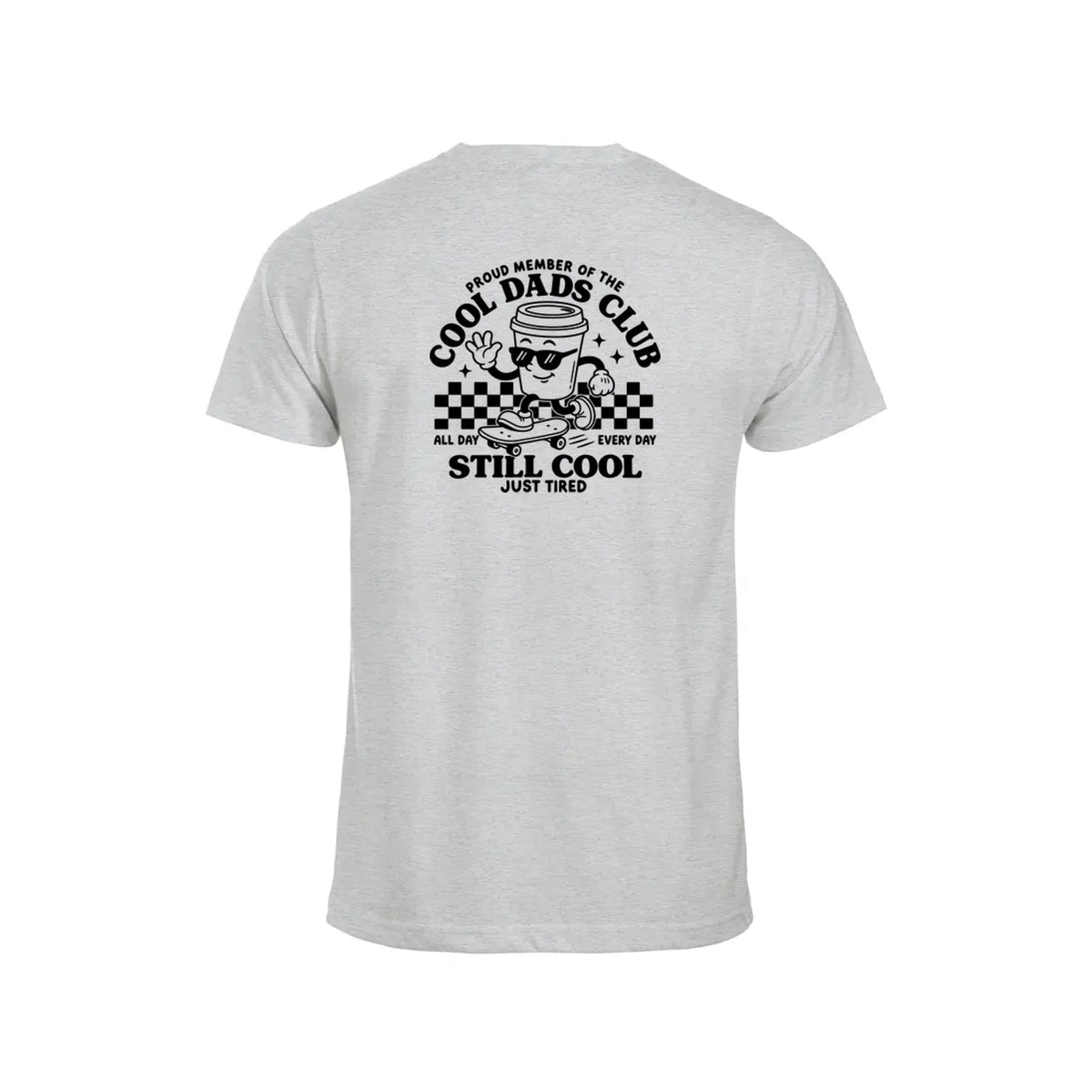 Cool Dads Club t-skjorte – Aske – bak