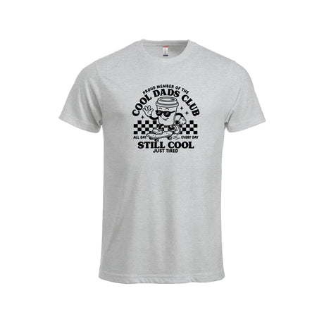 Cool Dads Club t-skjorte – Aske – foran