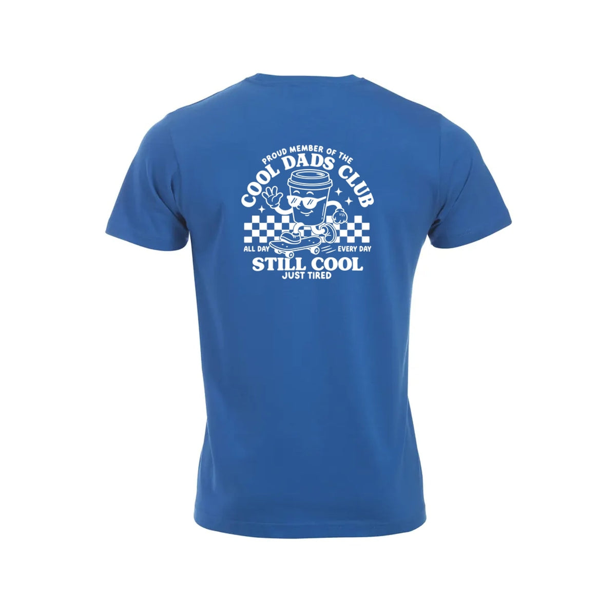 Cool Dads Club t-skjorte – Blå – bak