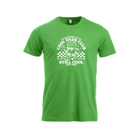 Cool Dads Club t-skjorte – Grønn – foran