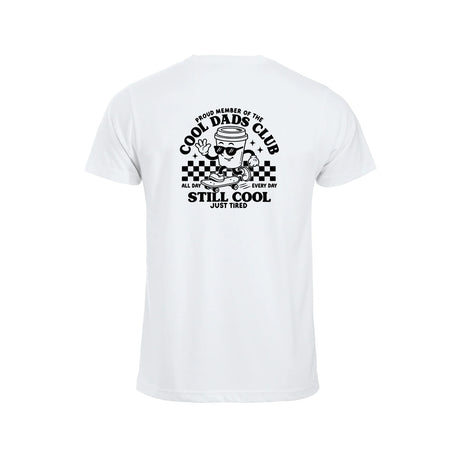 Cool Dads Club t-skjorte – Hvit – bak