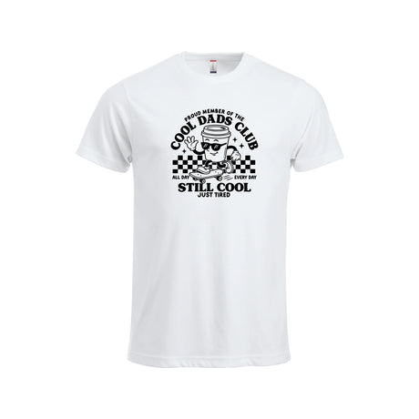 Cool Dads Club t-skjorte – Hvit – foran