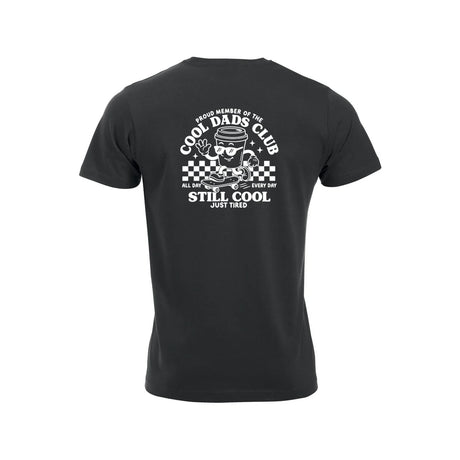 Cool Dads Club t-skjorte – Sort – bak