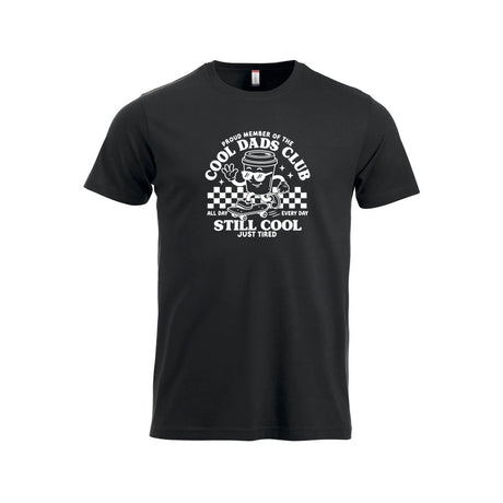 Cool Dads Club t-skjorte – Sort – foran