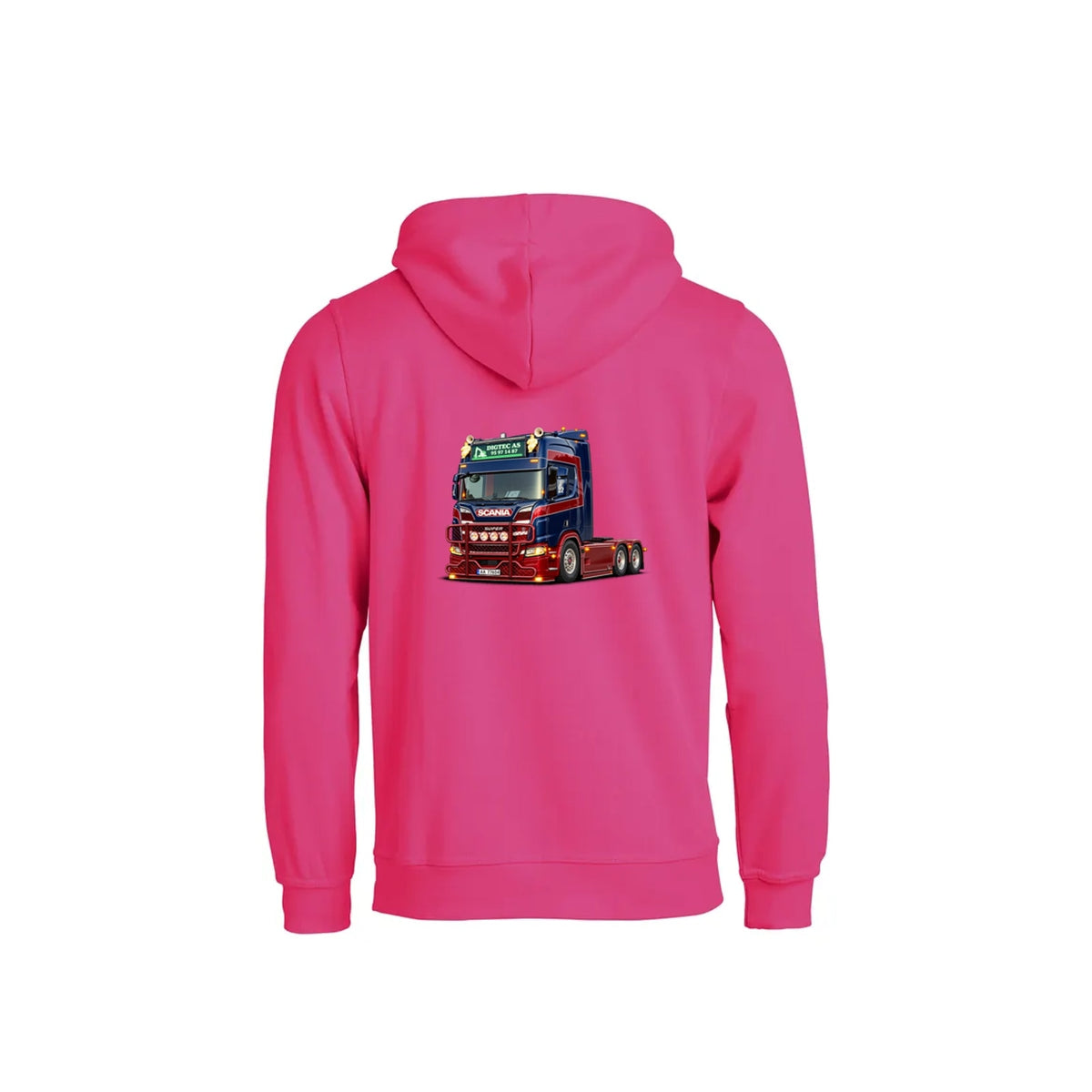 Digtec Vabis Hettegenser – Rosa – bak
