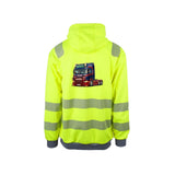 Digtec Vabis Reflekshoodie – Safety Gul – bak