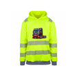 Digtec Vabis Reflekshoodie – Safety Gul – foran