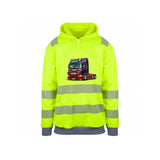 Digtec Vabis Reflekshoodie – Safety Gul – foran