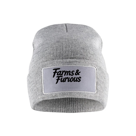 Farms & Furious Strikkalue – Melange – foran