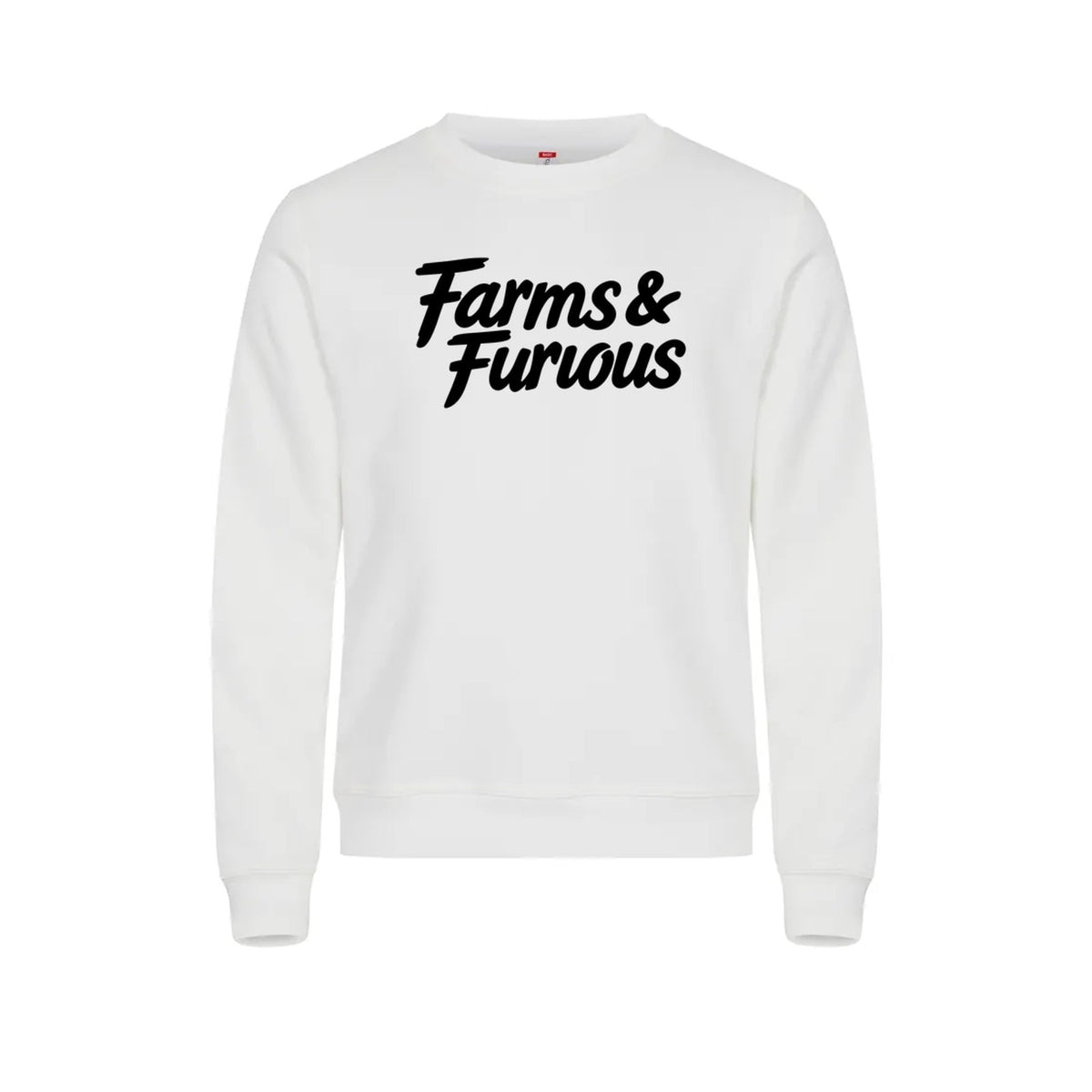 Farms & Furious Genser – Hvit – foran