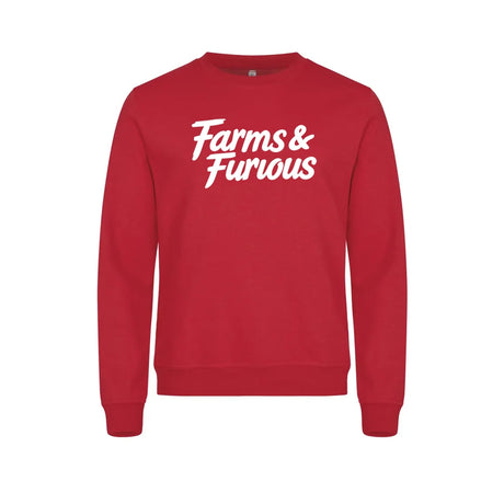 Farms & Furious Genser – Rød – foran