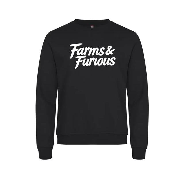 Farms & Furious Genser – Sort – foran