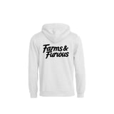 Farms & Furious Hettegenser – Hvit – bak
