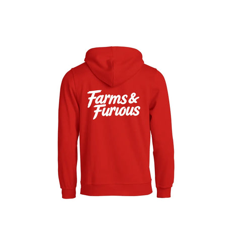 Farms & Furious Hettegenser – Rød – bak