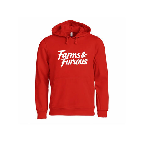 Farms & Furious Hettegenser – Rød – foran