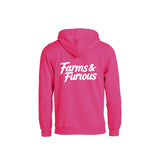 Farms & Furious Hettegenser – Rosa – bak