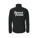 Farms & Furious Fleecejakke – Sort – bak