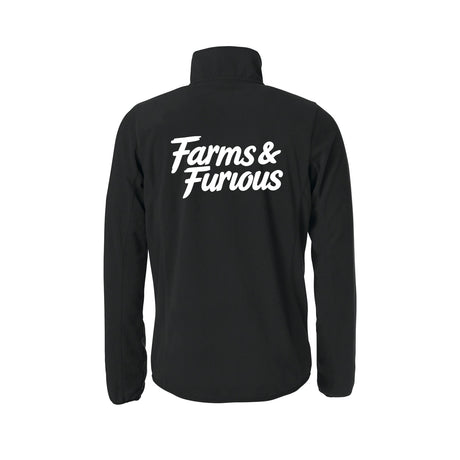 Farms & Furious Fleecejakke – Sort – bak