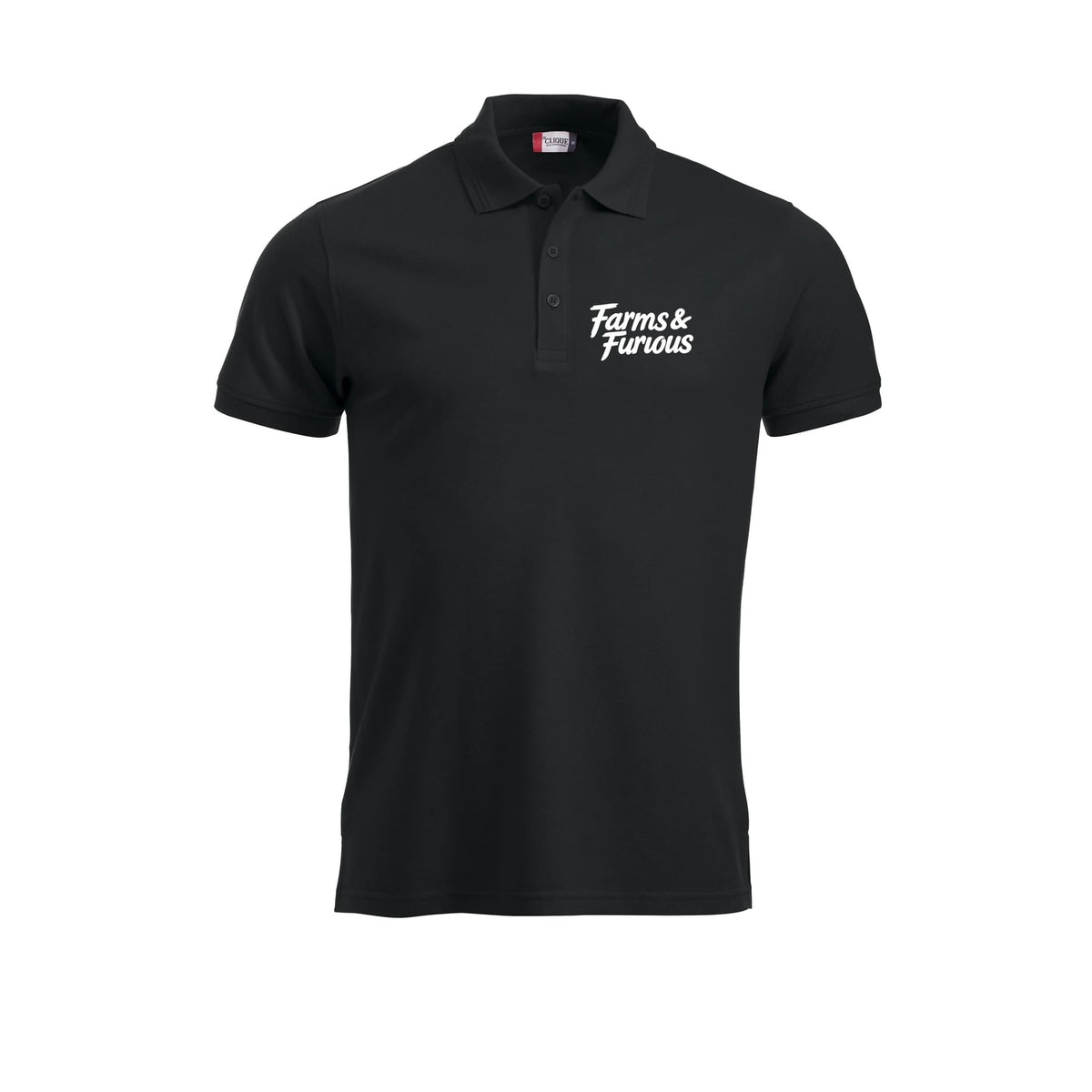 Farms & Furious Piquet – Sort – foran
