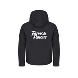 Farms & Furious Softshelljakke – Sort – bak